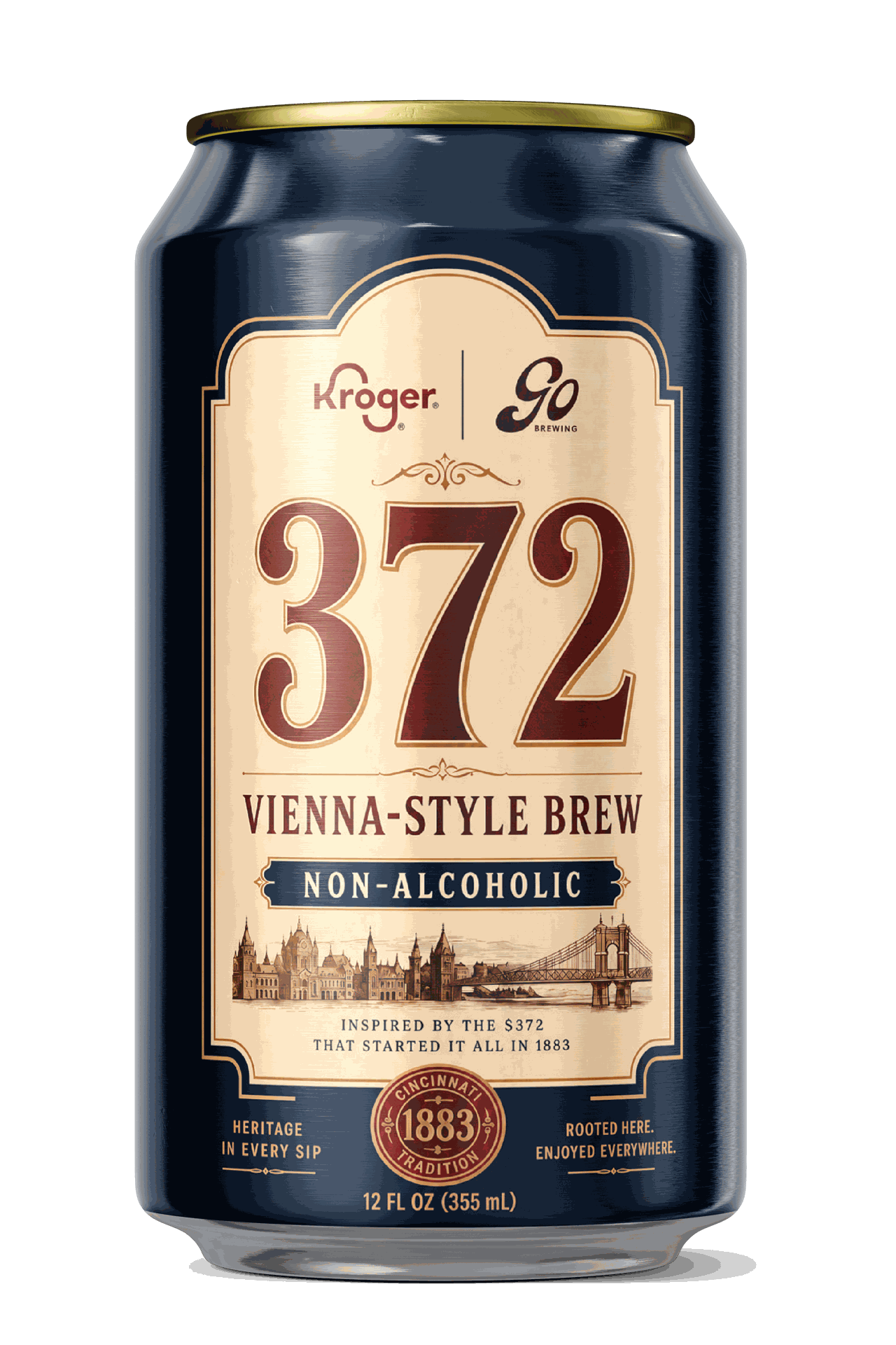 Kroger x Go Brewing 372 Vienna-Style Brew collab can